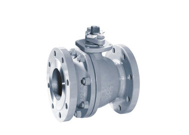 Small Torque 2 Piece Body Ball Valve Floating Type Low Emission Packing